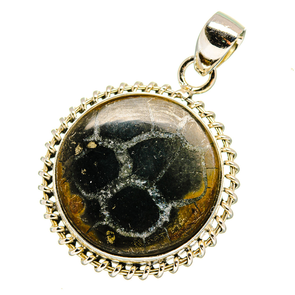 Septarian Geode Pendants handcrafted by Ana Silver Co - PD16463