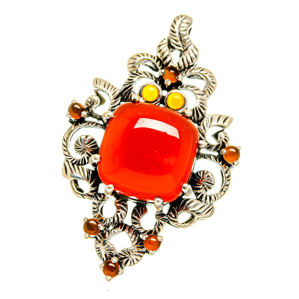 Carnelian Pendants handcrafted by Ana Silver Co - PD16506