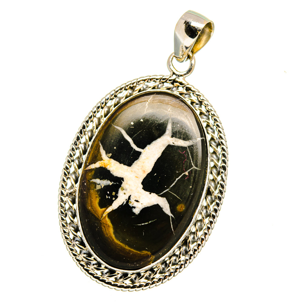 Septarian Geode Pendants handcrafted by Ana Silver Co - PD16509