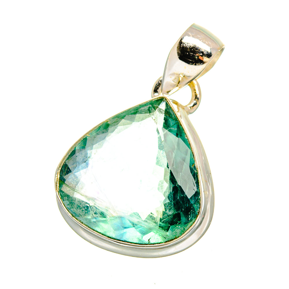 Green Fluorite Pendants handcrafted by Ana Silver Co - PD16514
