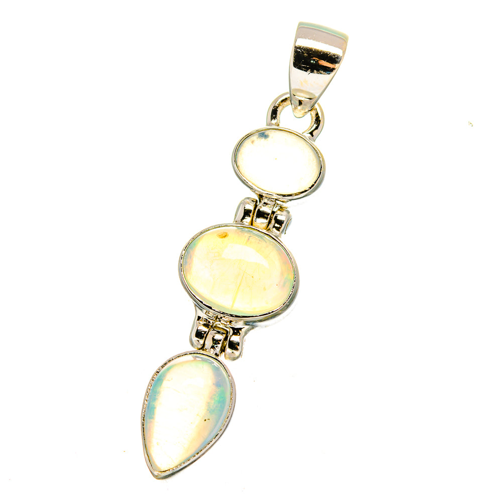 Ethiopian Opal Pendants handcrafted by Ana Silver Co - PD16558