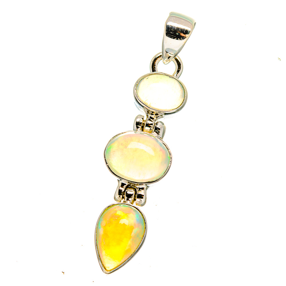 Ethiopian Opal Pendants handcrafted by Ana Silver Co - PD16574