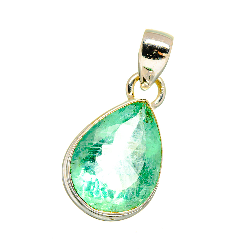 Green Fluorite Pendants handcrafted by Ana Silver Co - PD16575