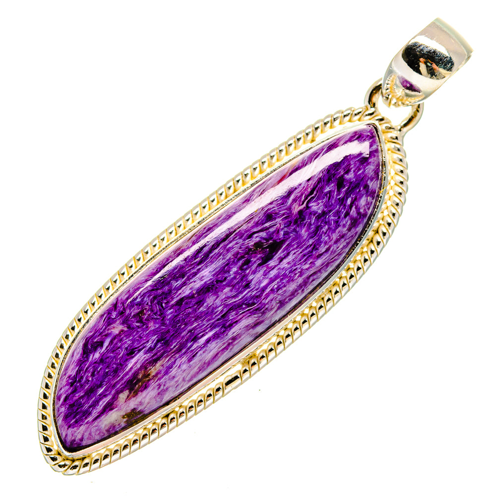 Charoite Pendants handcrafted by Ana Silver Co - PD16624