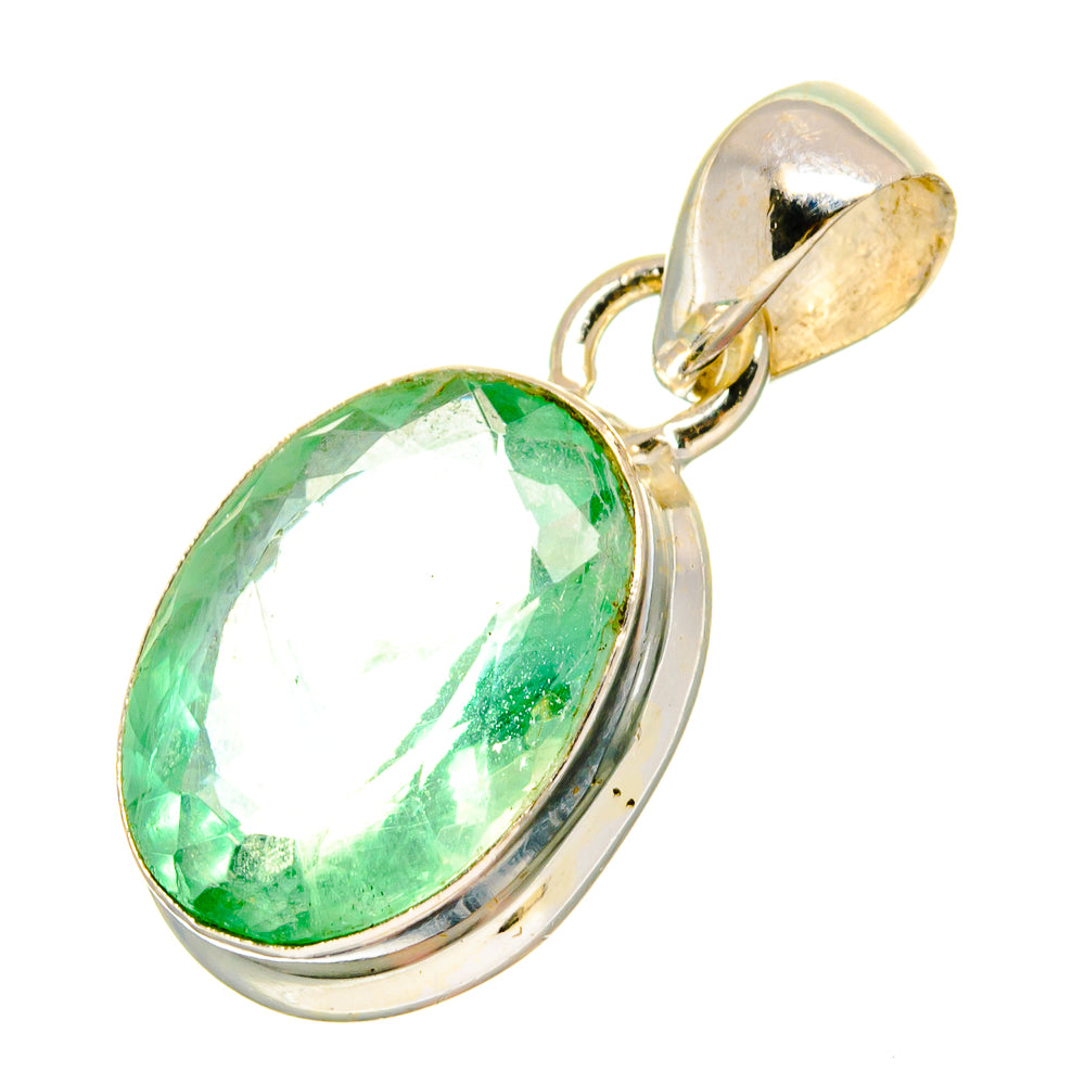 Green Fluorite Pendants handcrafted by Ana Silver Co - PD16667