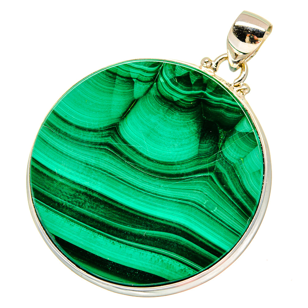 Malachite Pendants handcrafted by Ana Silver Co - PD16703