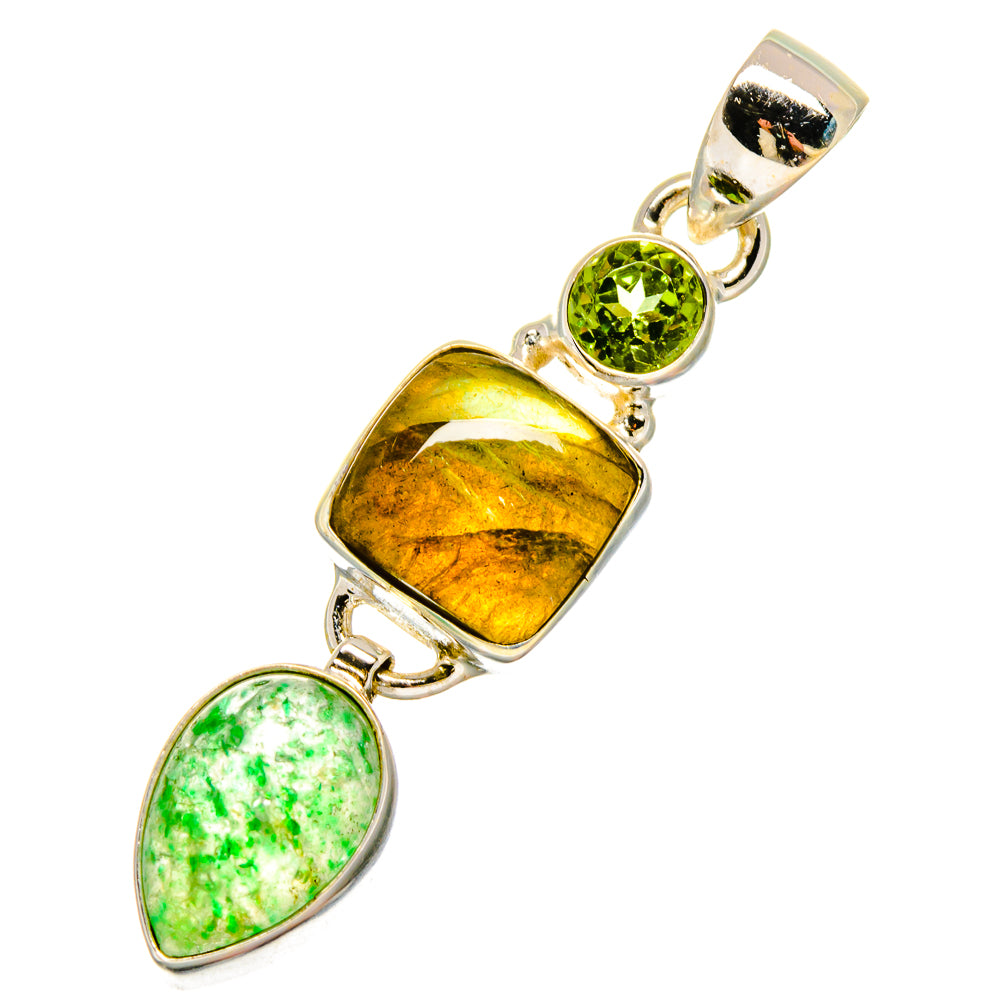 Labradorite Pendants handcrafted by Ana Silver Co - PD16704