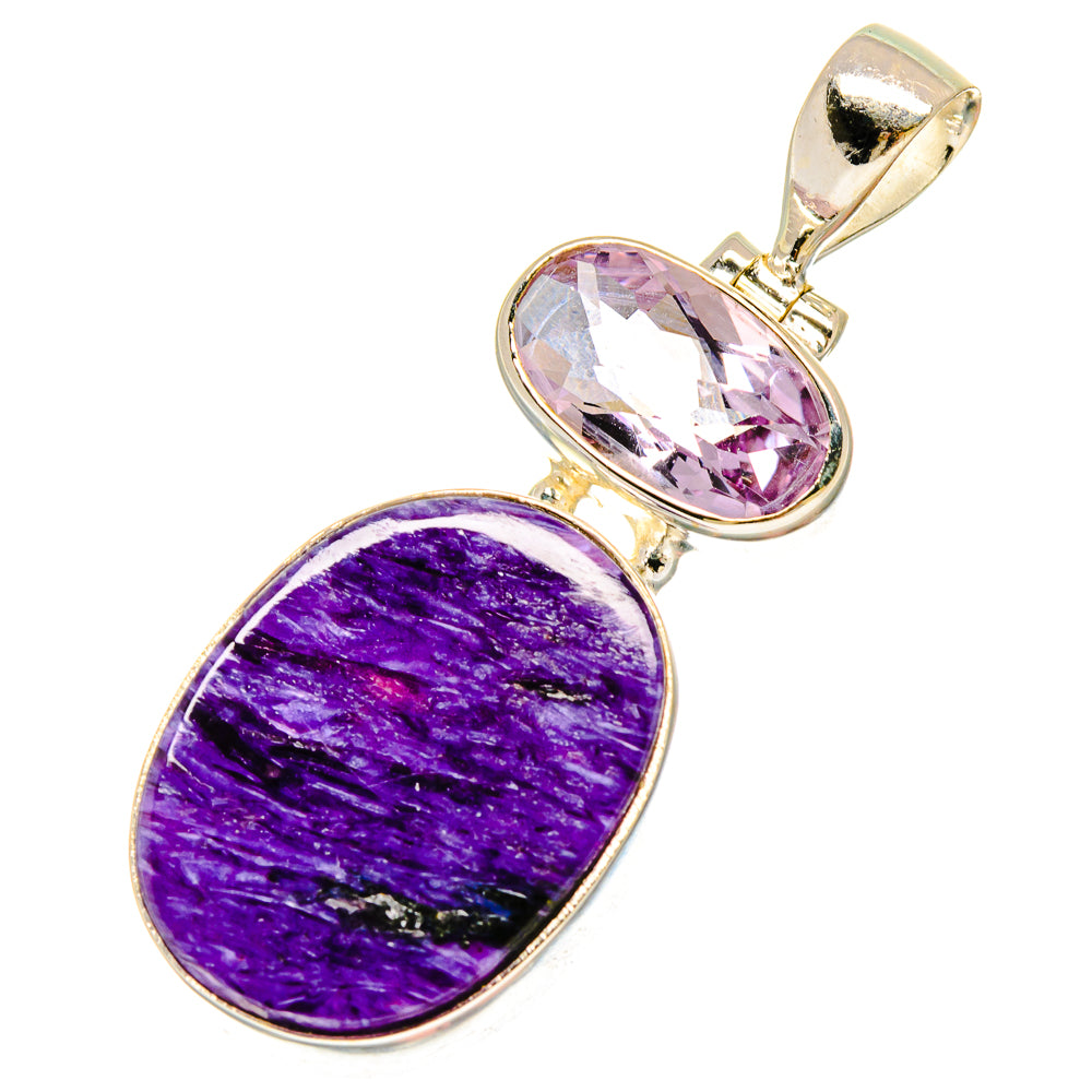 Charoite Pendants handcrafted by Ana Silver Co - PD16721