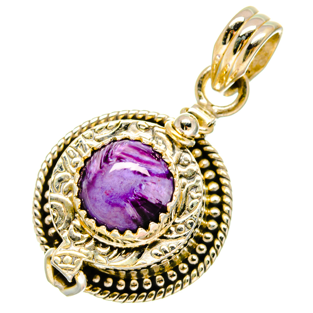 Charoite Pendants handcrafted by Ana Silver Co - PD16726