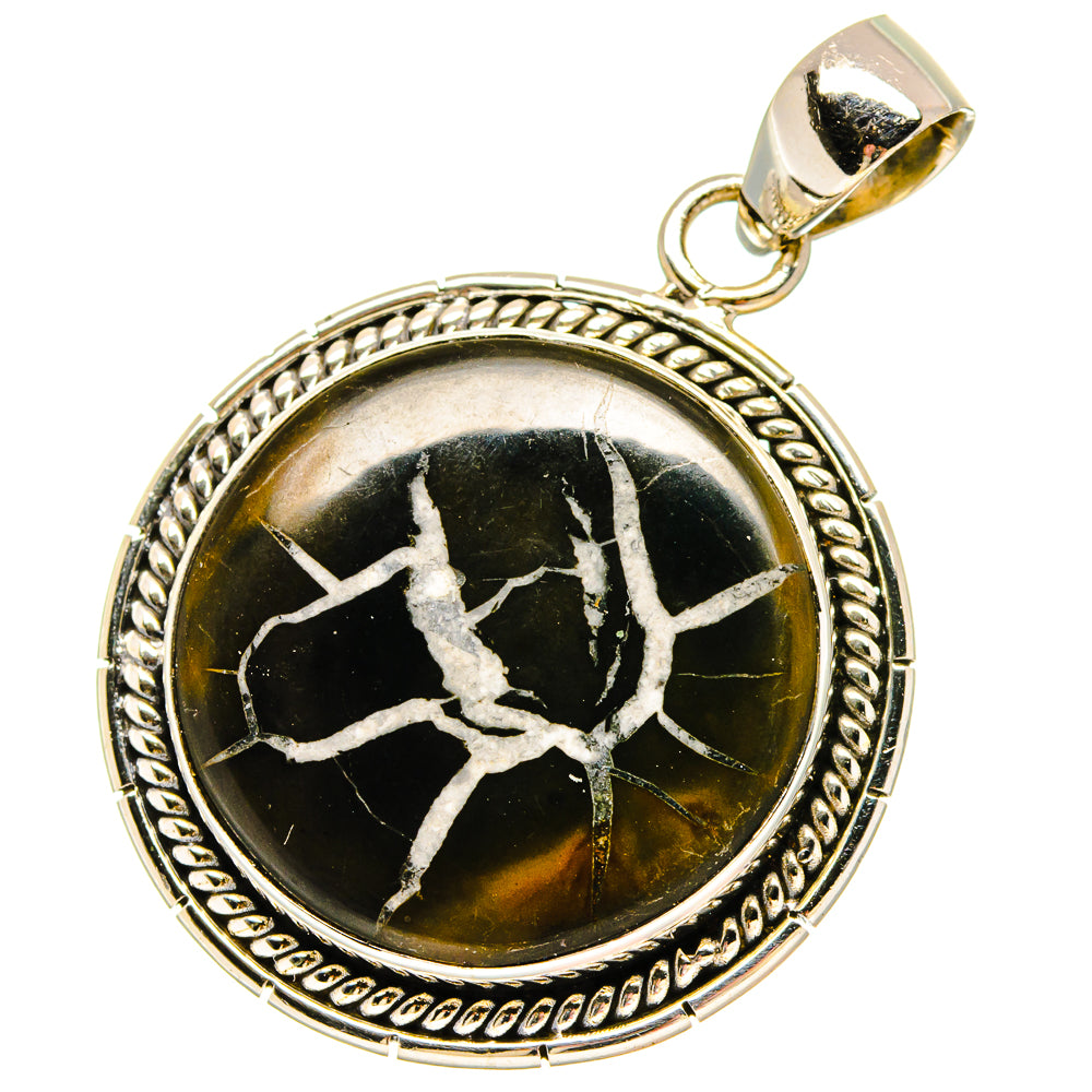 Septarian Geode Pendants handcrafted by Ana Silver Co - PD16731