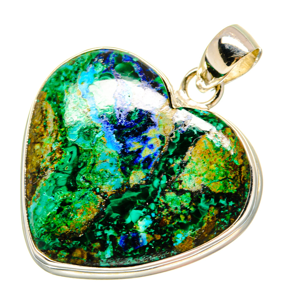 Azurite Malachite Pendants handcrafted by Ana Silver Co - PD16742
