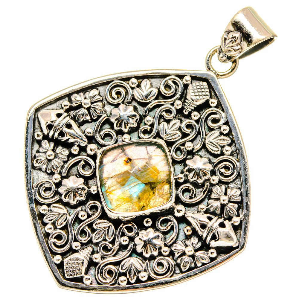 Labradorite Pendants handcrafted by Ana Silver Co - PD16756