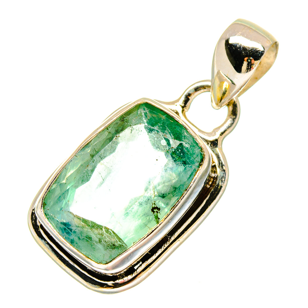 Green Fluorite Pendants handcrafted by Ana Silver Co - PD16773