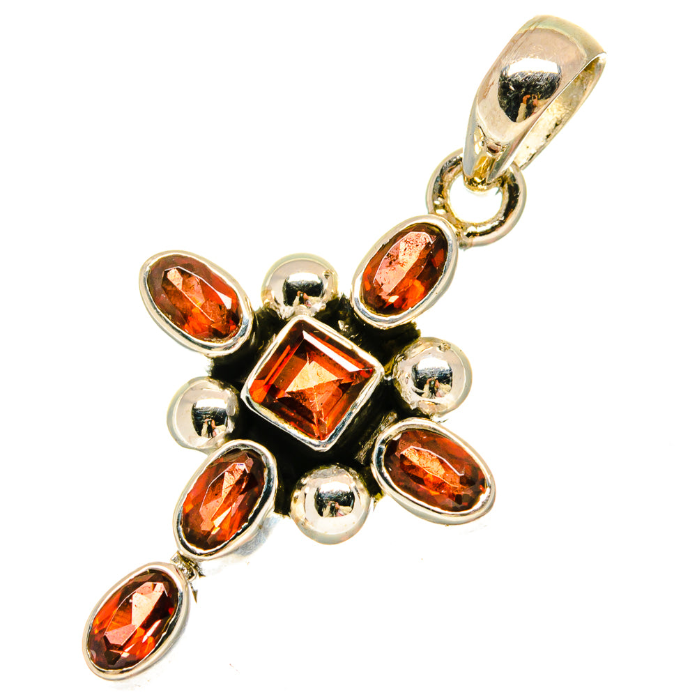 Garnet Pendants handcrafted by Ana Silver Co - PD16796