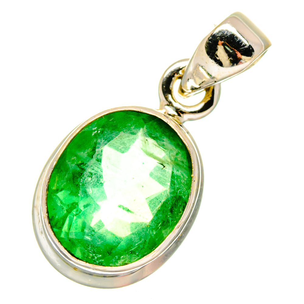 Green Fluorite Pendants handcrafted by Ana Silver Co - PD16855