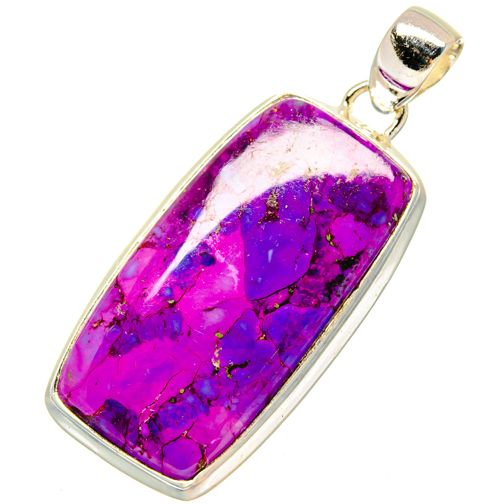 Purple Copper Composite Turquoise Pendants handcrafted by Ana Silver Co - PD16870