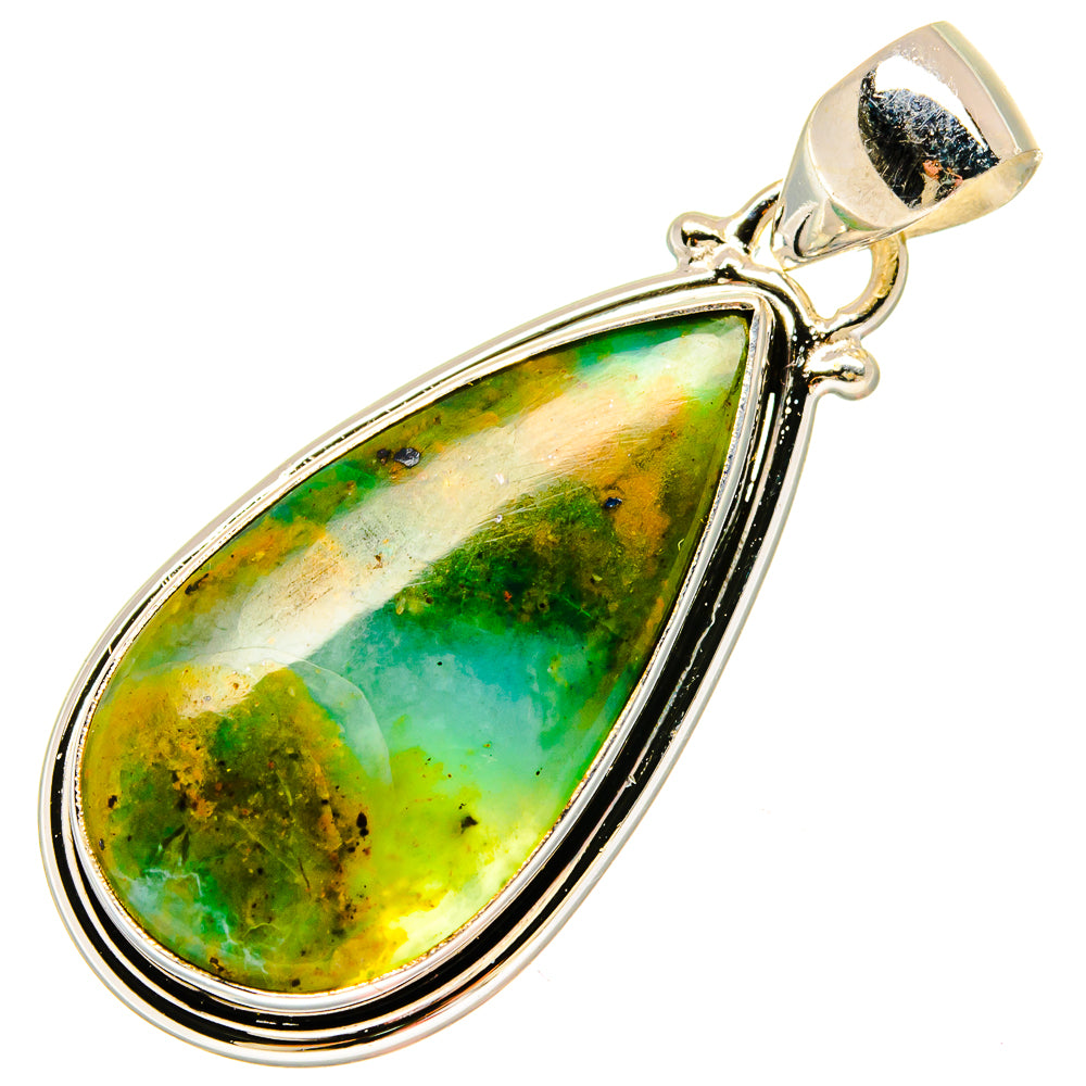 Peruvian Opal Pendants handcrafted by Ana Silver Co - PD16904