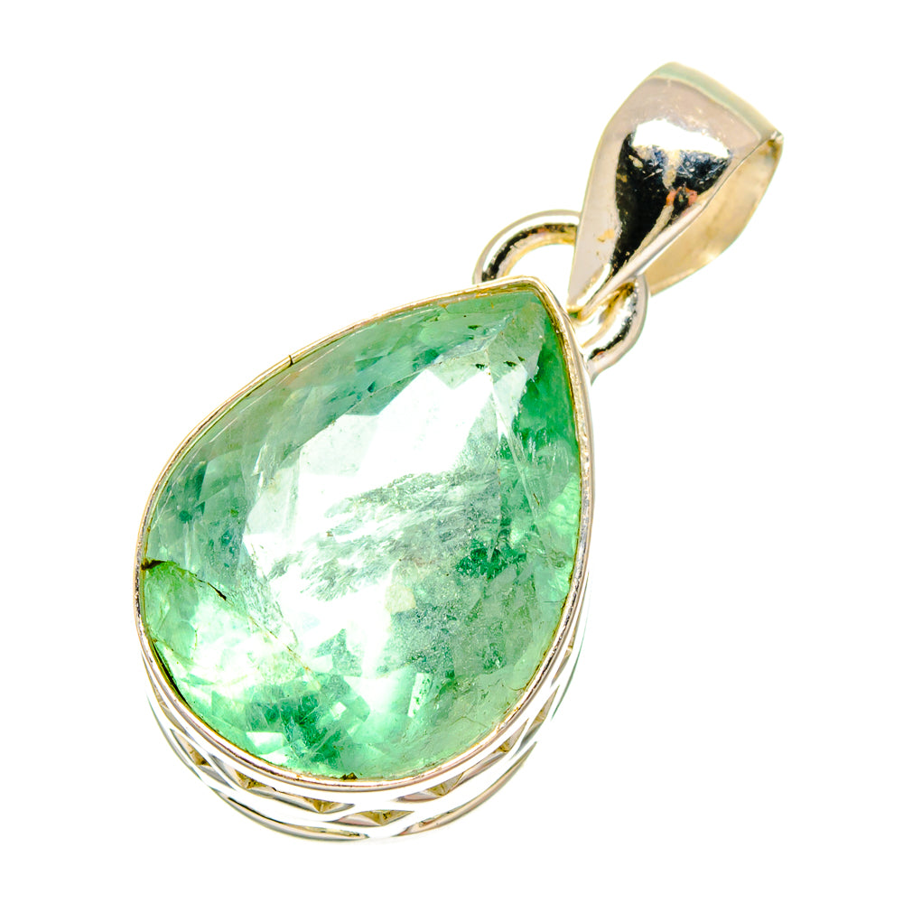 Green Fluorite Pendants handcrafted by Ana Silver Co - PD16914