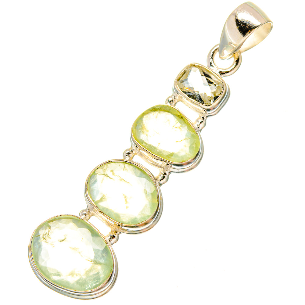 Prehnite Pendants handcrafted by Ana Silver Co - PD16975 - Photo 2