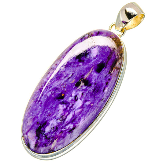 Charoite Pendants handcrafted by Ana Silver Co - PD17007