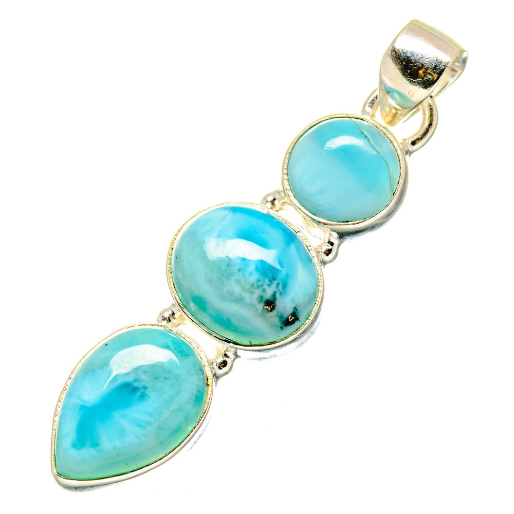 Larimar Pendants handcrafted by Ana Silver Co - PD17062