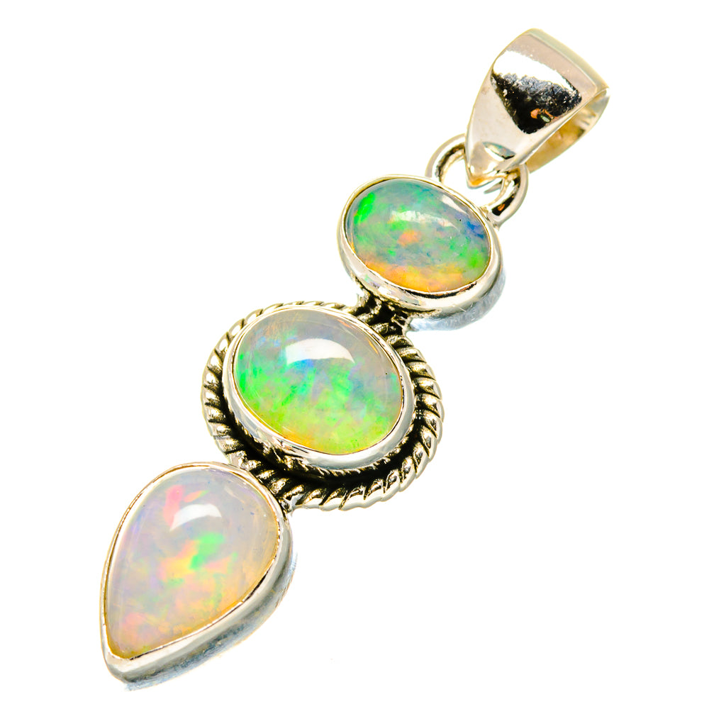 Ethiopian Opal Pendants handcrafted by Ana Silver Co - PD17136