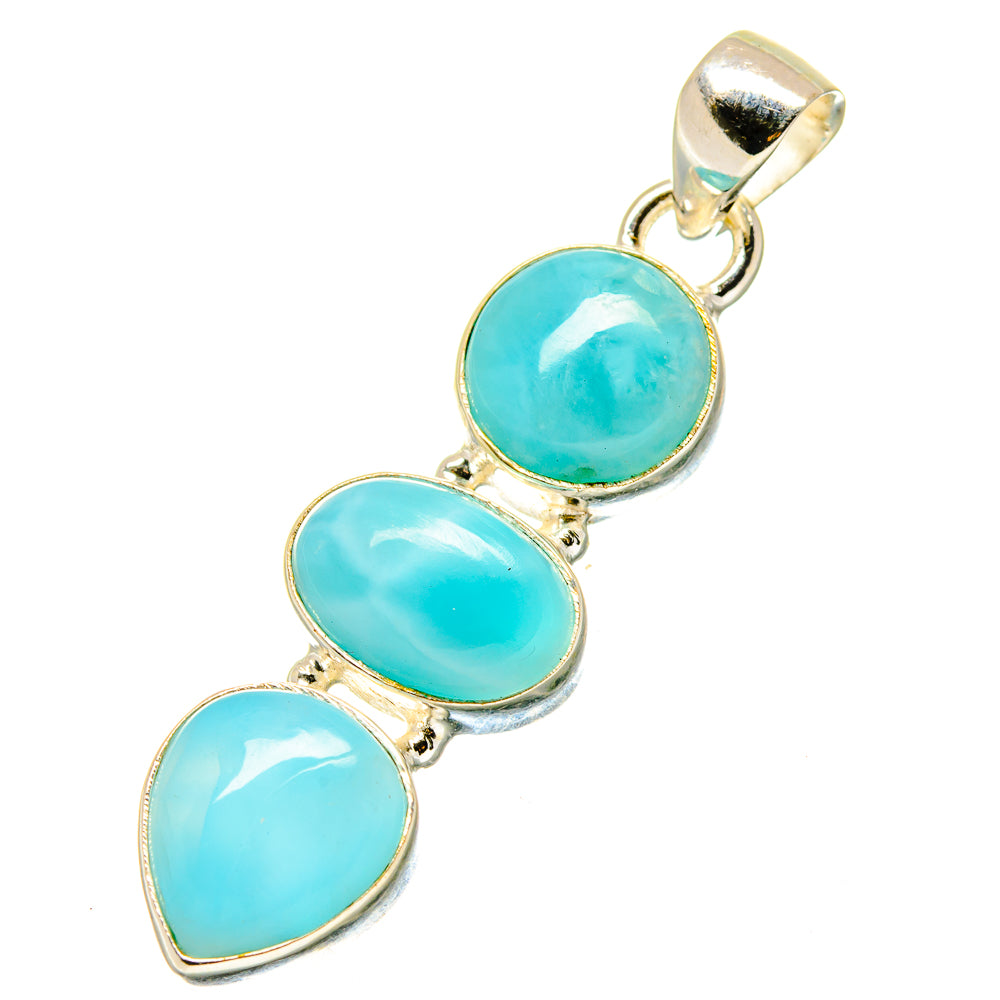 Larimar Pendants handcrafted by Ana Silver Co - PD17171