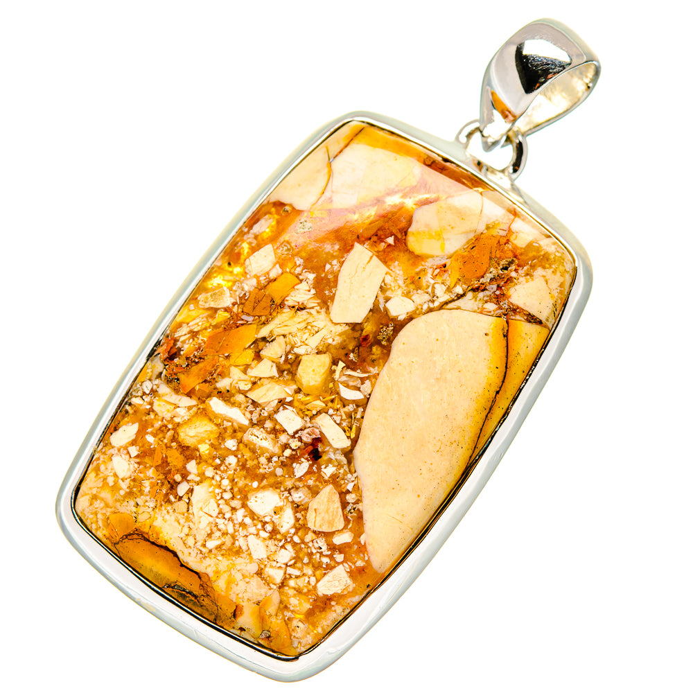 Brecciated Mookaite Pendants handcrafted by Ana Silver Co - PD17182