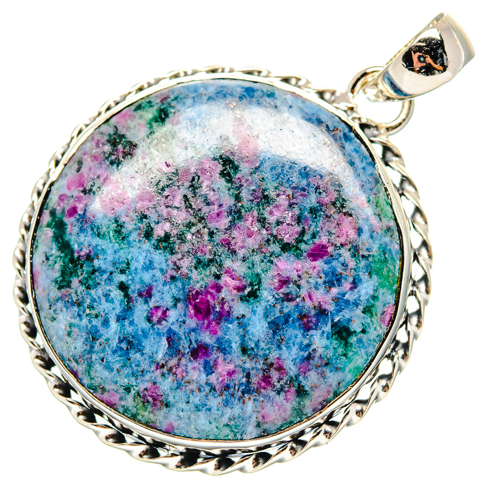 Ruby Fuchsite Pendants handcrafted by Ana Silver Co - PD17215