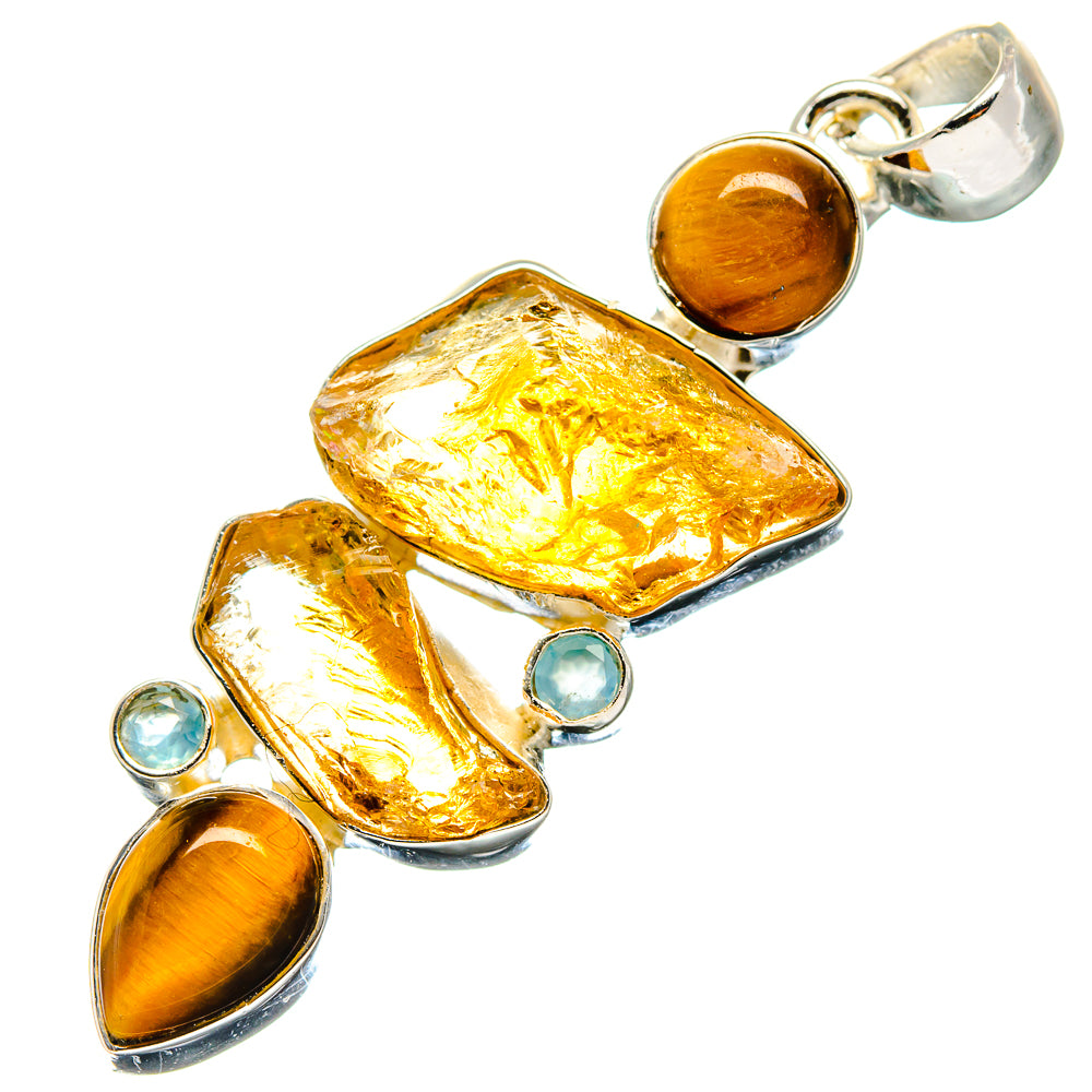 Libyan Glass Pendants handcrafted by Ana Silver Co - PD17338