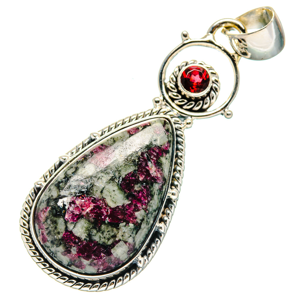 Russian Eudialyte Pendants handcrafted by Ana Silver Co - PD17429