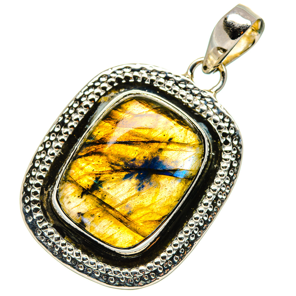 Labradorite Pendants handcrafted by Ana Silver Co - PD17457