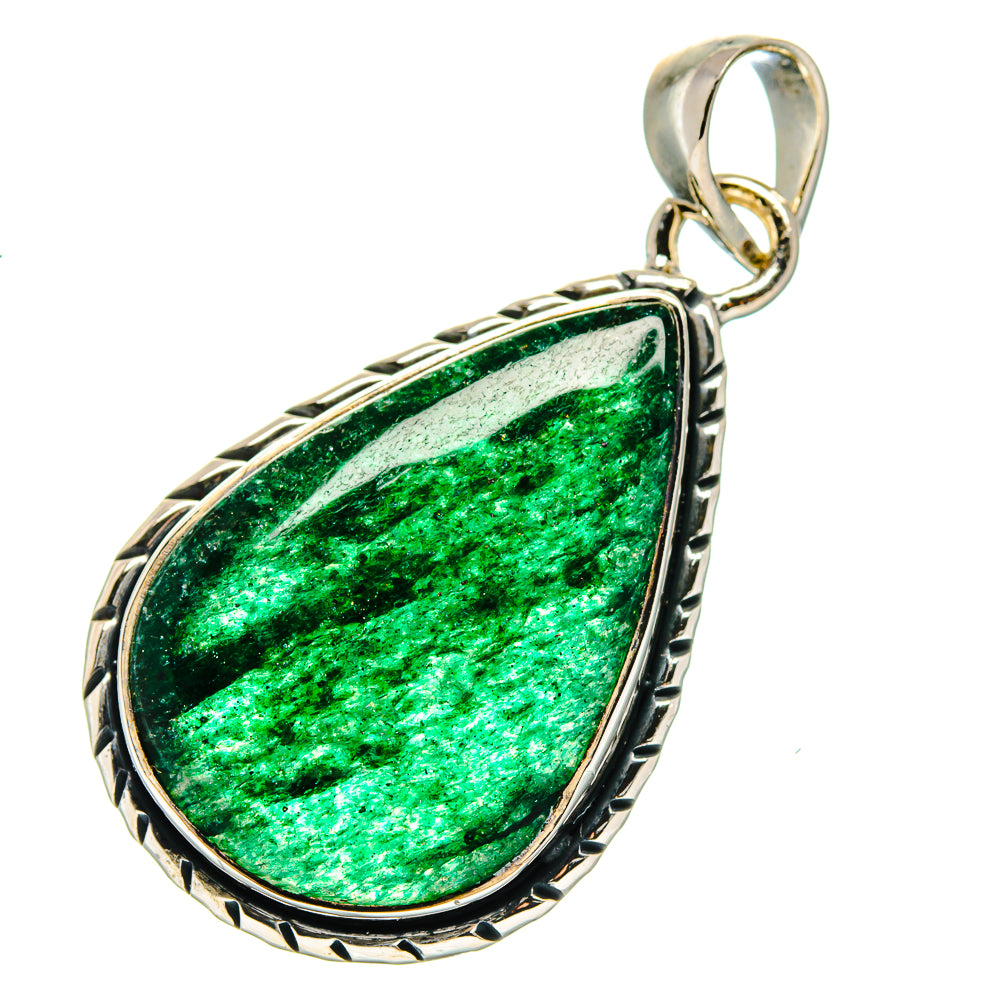 Green Aventurine Pendants handcrafted by Ana Silver Co - PD17459