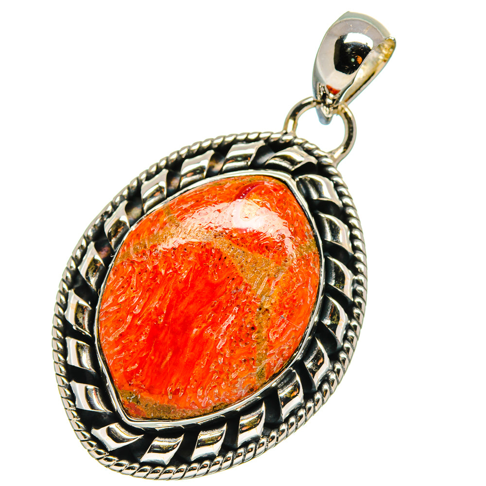 Sponge Coral Pendants handcrafted by Ana Silver Co - PD17469