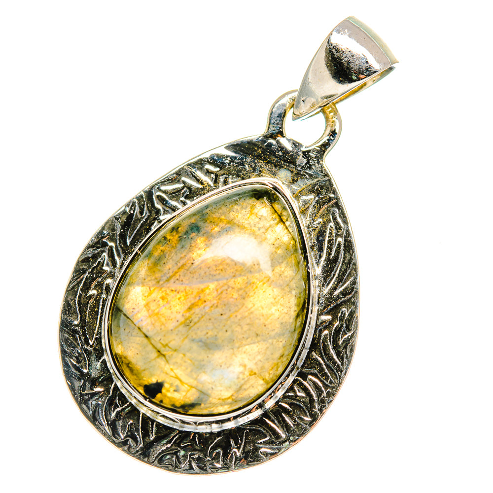 Labradorite Pendants handcrafted by Ana Silver Co - PD17488 - Photo 2