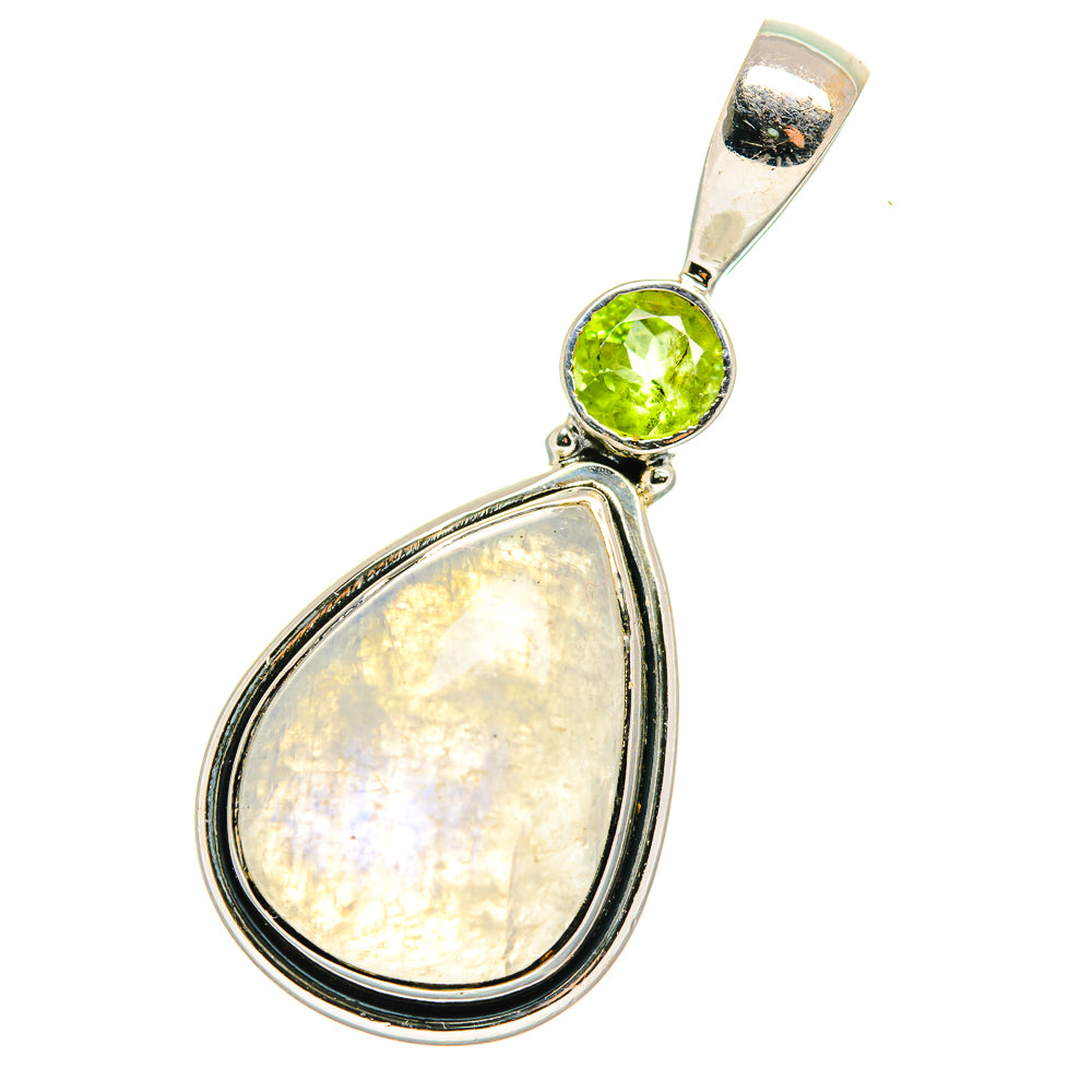 Rainbow Moonstone Pendants handcrafted by Ana Silver Co - PD17508