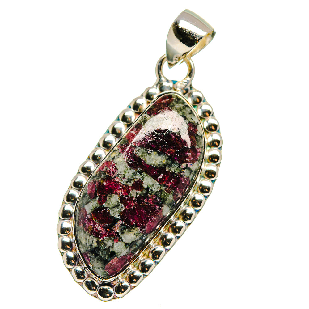 Russian Eudialyte Pendants handcrafted by Ana Silver Co - PD17514