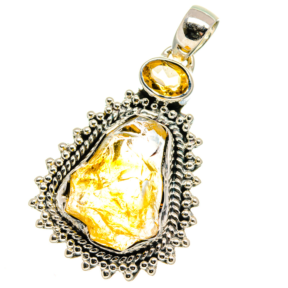 Citrine Pendants handcrafted by Ana Silver Co - PD17534