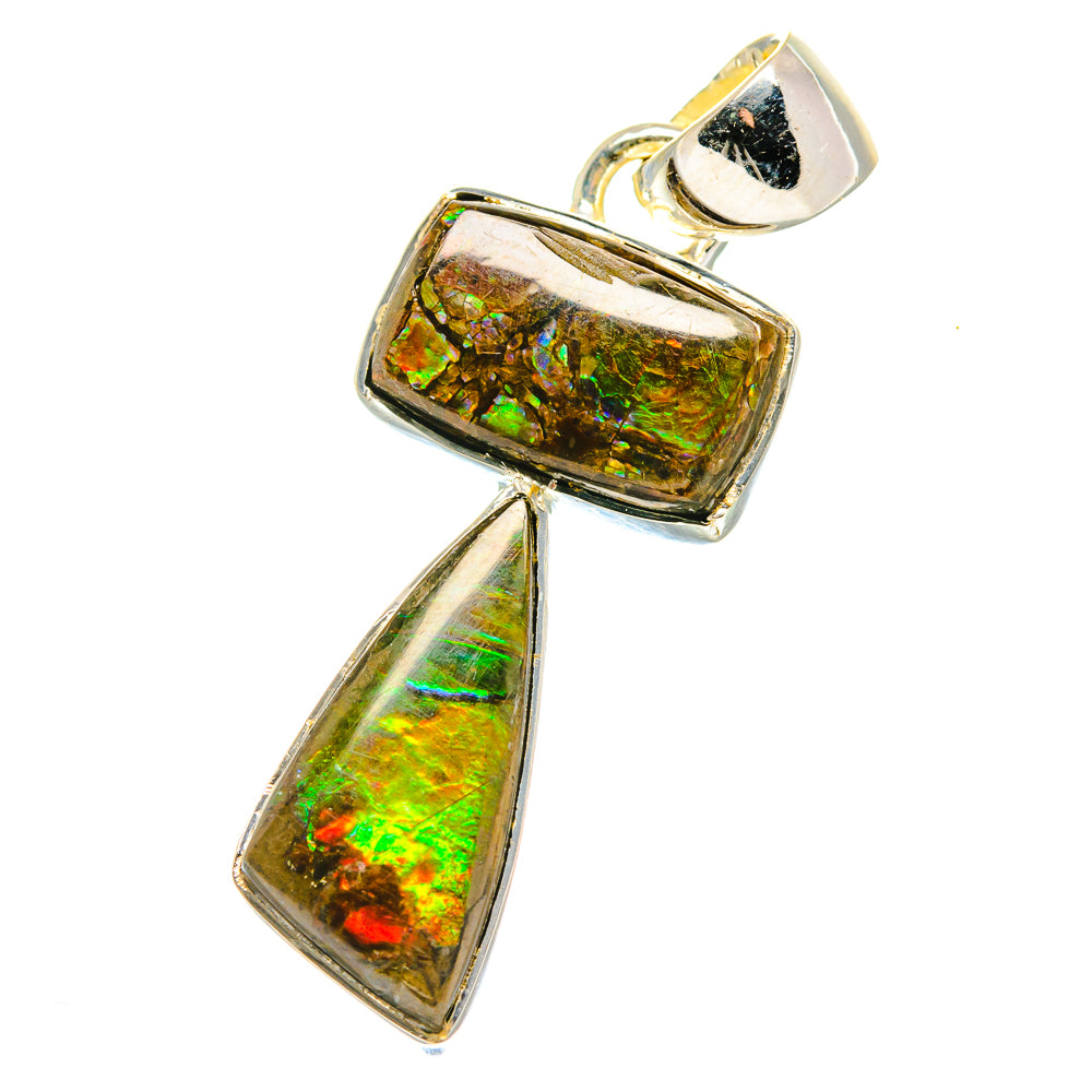 Ammolite Pendants handcrafted by Ana Silver Co - PD17537