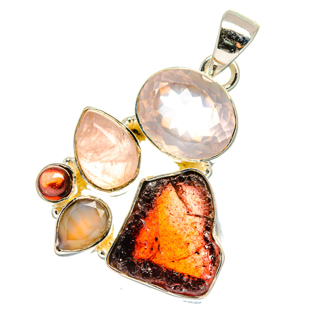 Garnet Pendants handcrafted by Ana Silver Co - PD17619