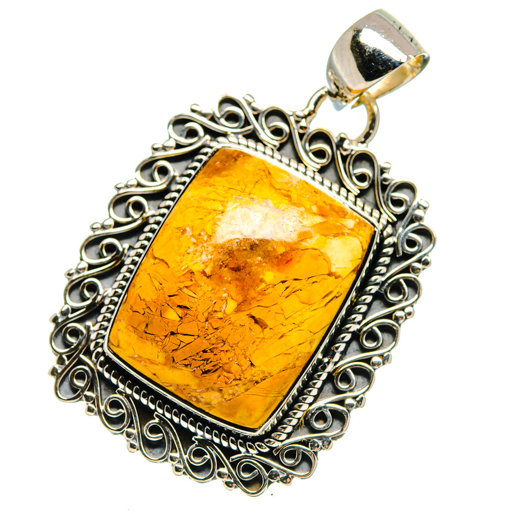 Brecciated Mookaite Pendants handcrafted by Ana Silver Co - PD17632 - Photo 2