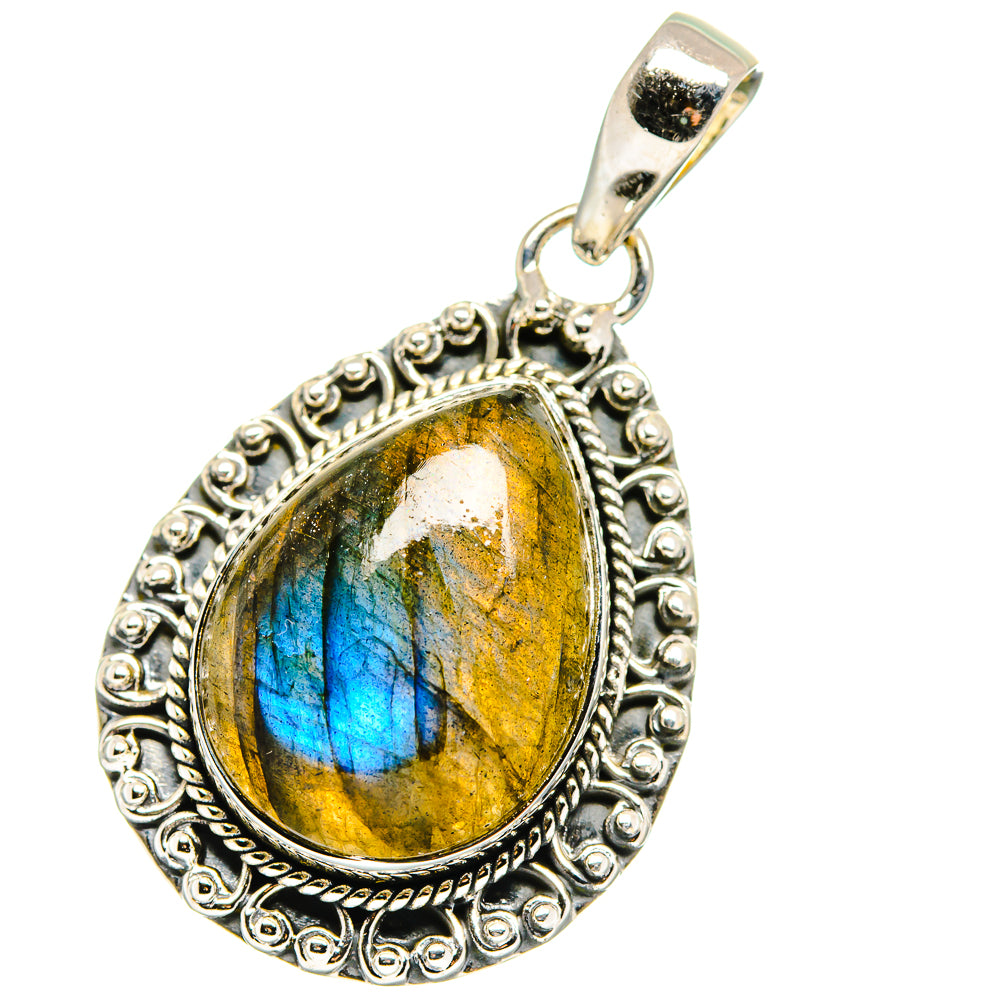 Labradorite Pendants handcrafted by Ana Silver Co - PD17670