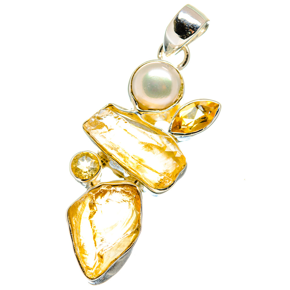 Citrine Pendants handcrafted by Ana Silver Co - PD17686