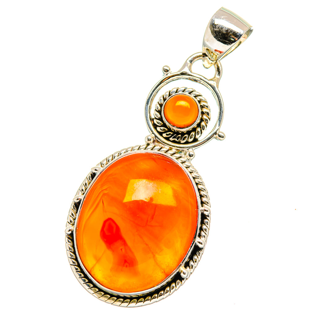 Carnelian Pendants handcrafted by Ana Silver Co - PD17737