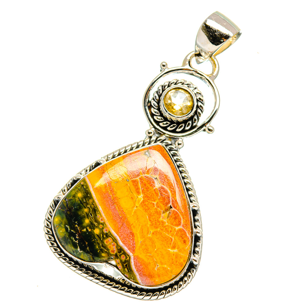 Ocean Jasper Pendants handcrafted by Ana Silver Co - PD17756