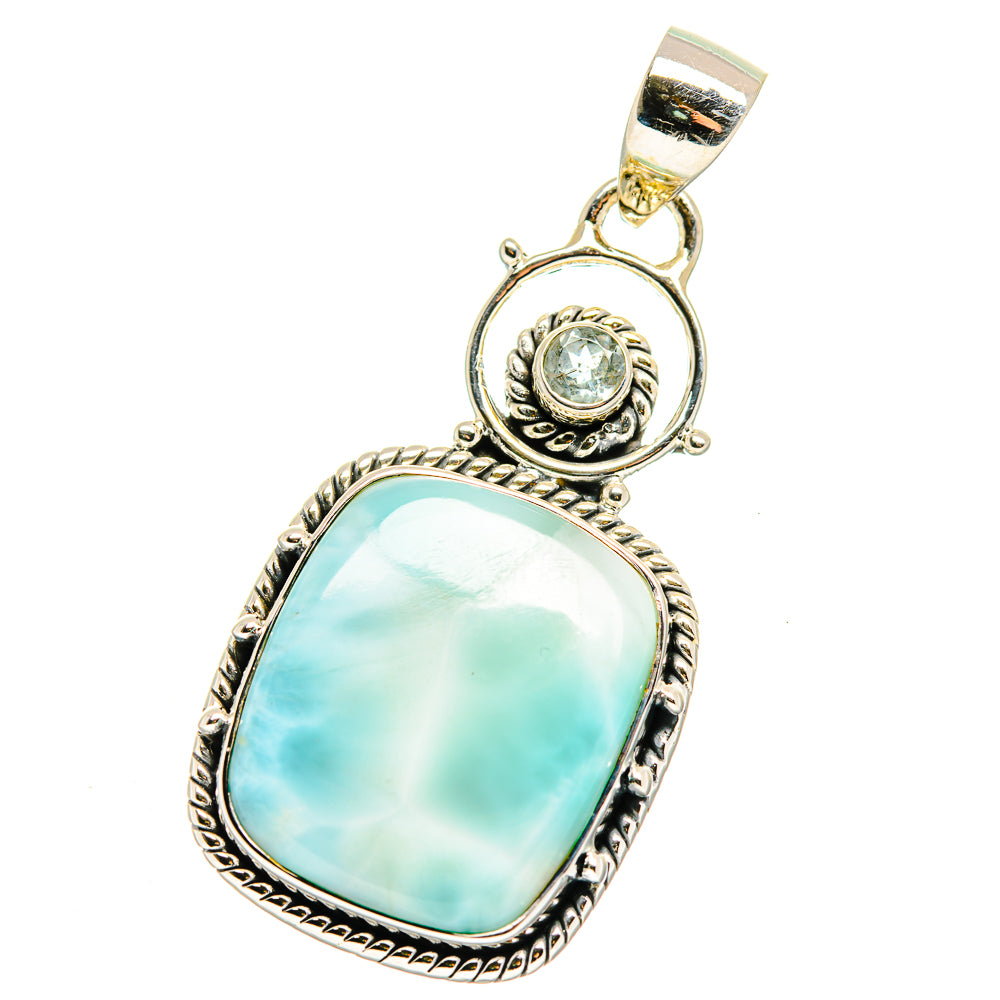 Larimar Pendants handcrafted by Ana Silver Co - PD17793