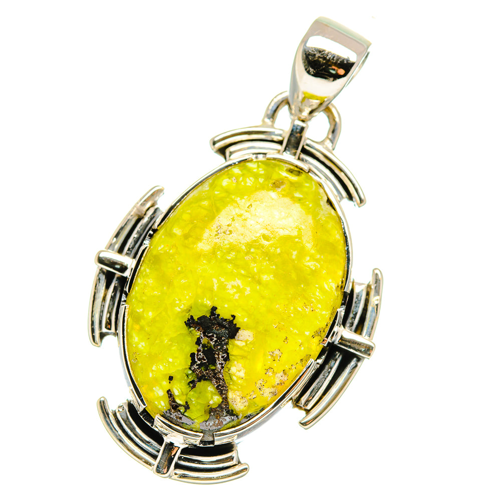 African Green Opal Pendants handcrafted by Ana Silver Co - PD17797