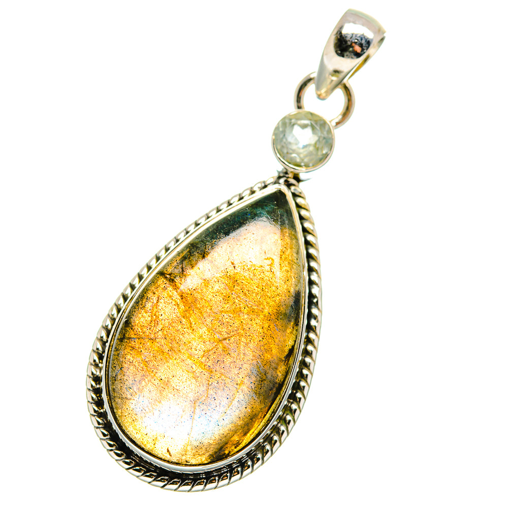 Labradorite Pendants handcrafted by Ana Silver Co - PD17804