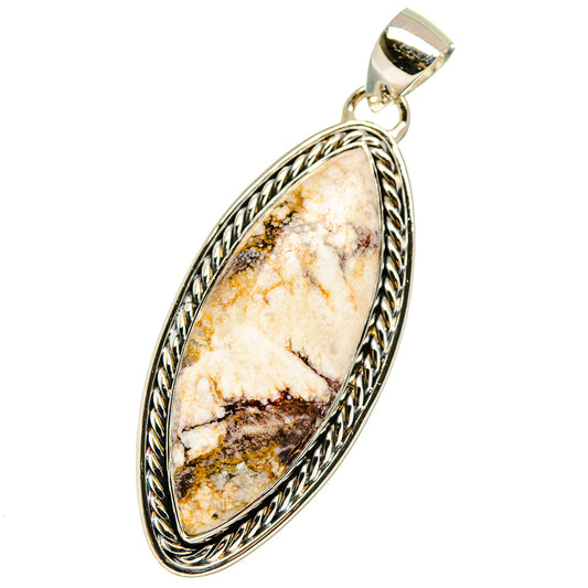 Peanut Wood Jasper Pendants handcrafted by Ana Silver Co - PD17805
