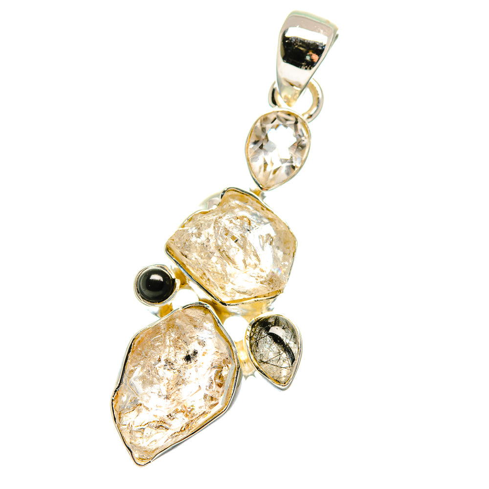 Herkimer Diamond Pendants handcrafted by Ana Silver Co - PD17806
